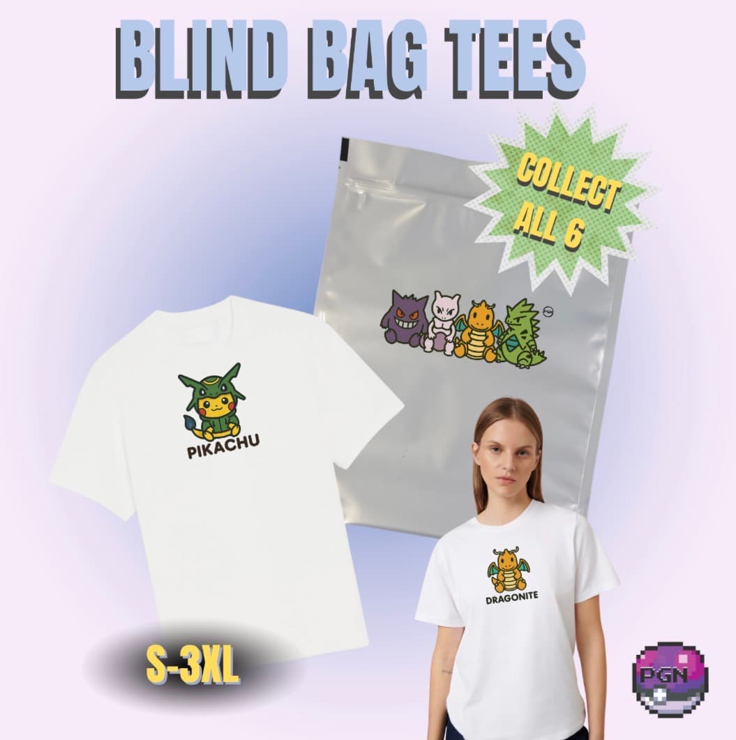BLIND BAG POKÉMON TEE — POKÉSTORE PGN EXCLUSIVE